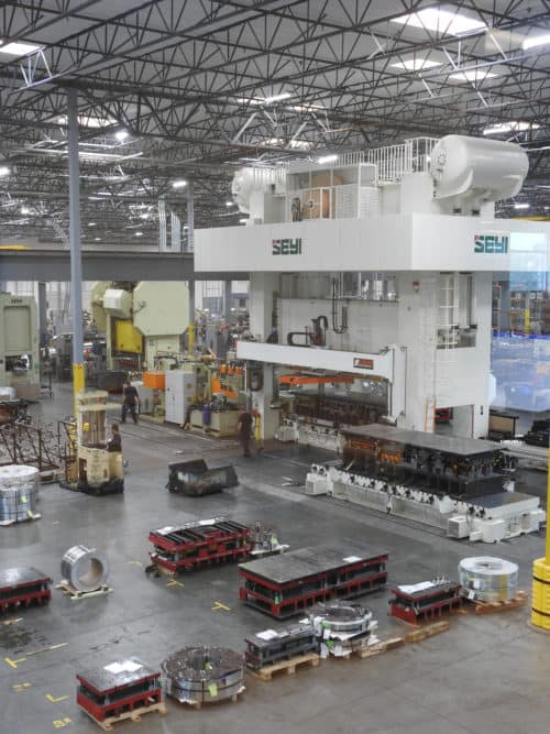 Shop floor at Aranda Tooling
